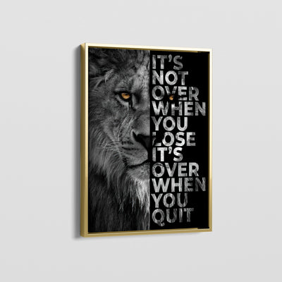 NEVER QUIT CANVAS