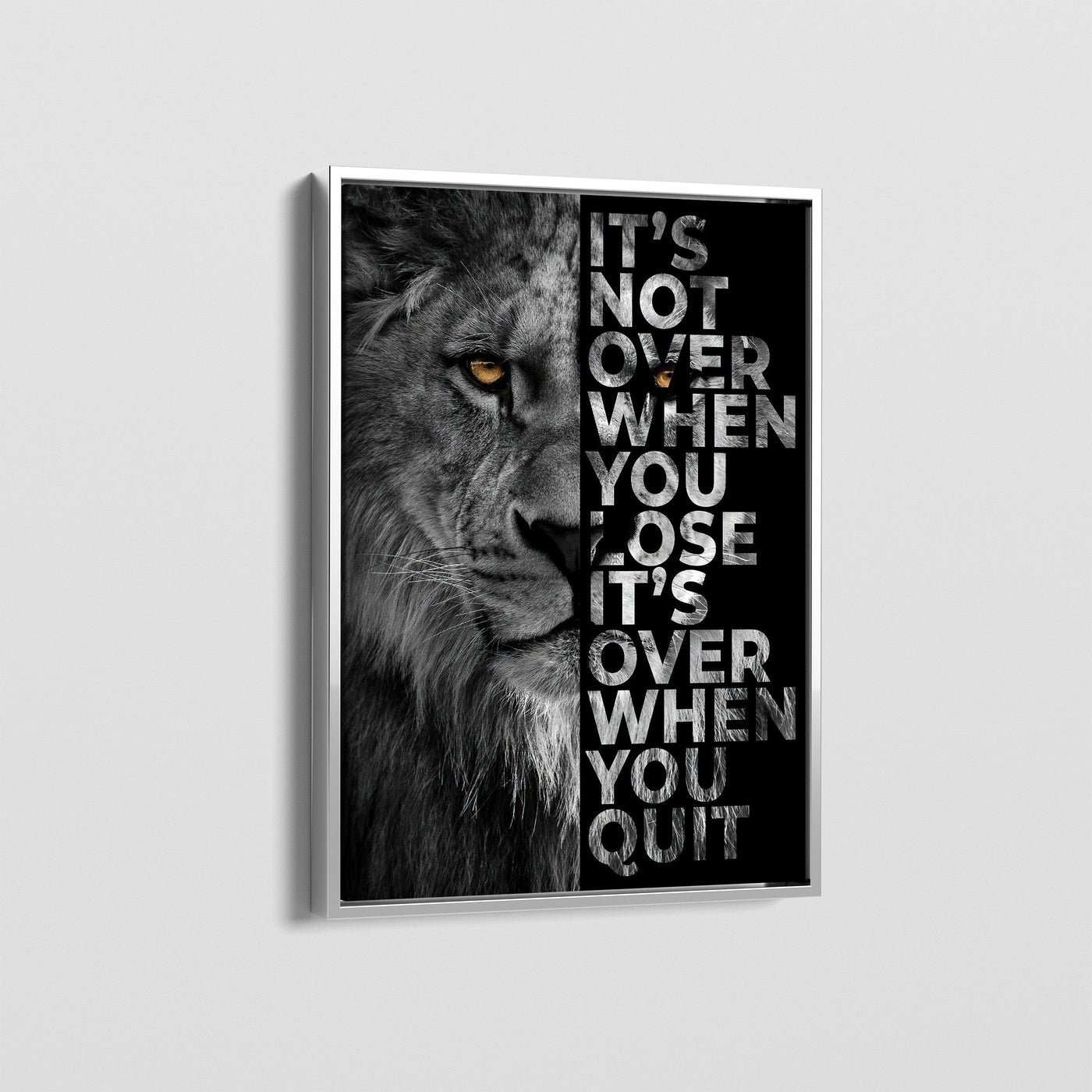 NEVER QUIT CANVAS