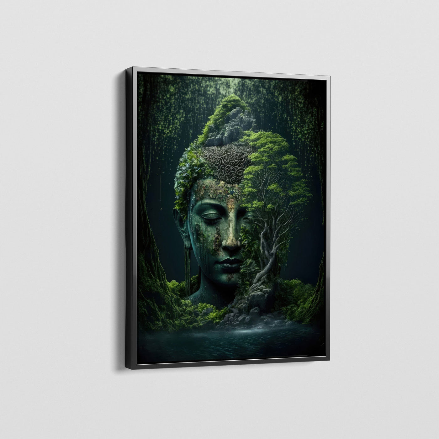 NATURE AND BUDDHA CANVAS