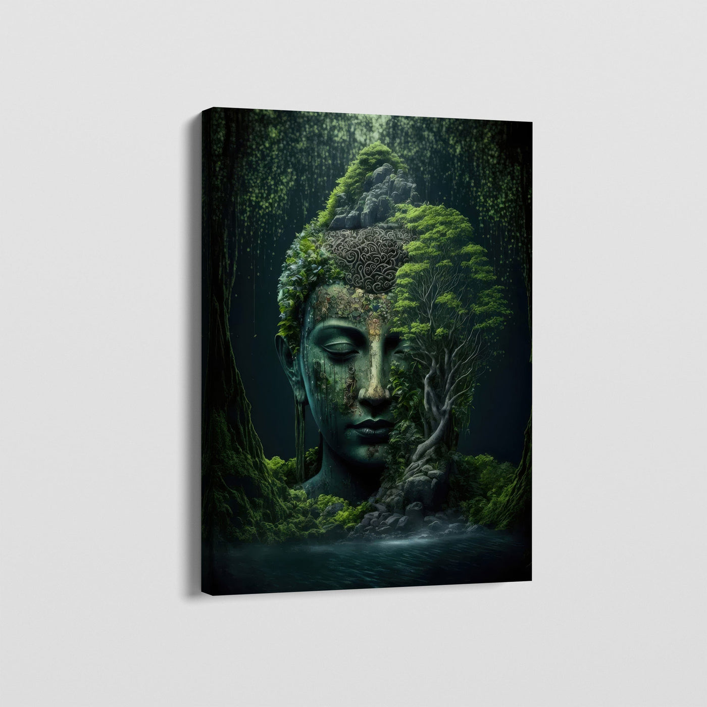 NATURE AND BUDDHA CANVAS