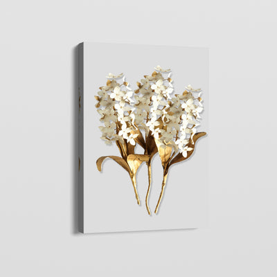 NORDIC GOLDEN LEAVES CANVAS