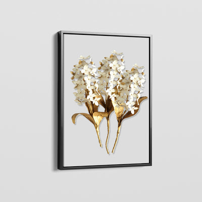 NORDIC GOLDEN LEAVES CANVAS