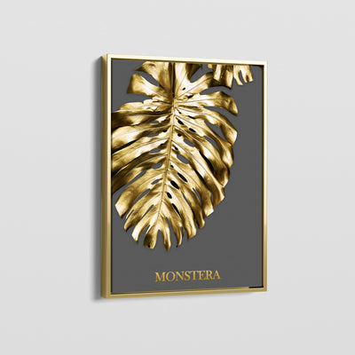 NORDIC GOLDEN LEAVES CANVAS
