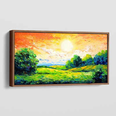 ORANGE SUNSET CANVAS
