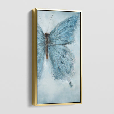 POWDER BLUE BUTTERFLY CANVAS
