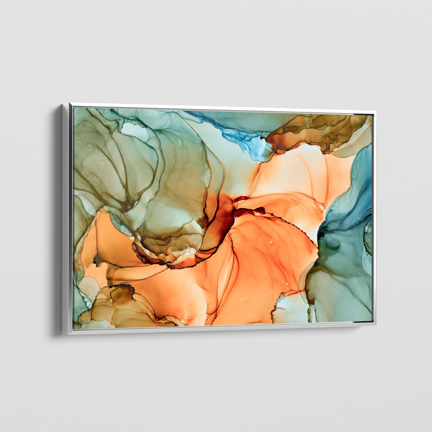 PUMPKIN WAVES CANVAS