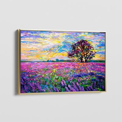 PURPLE MEADOWS CANVAS