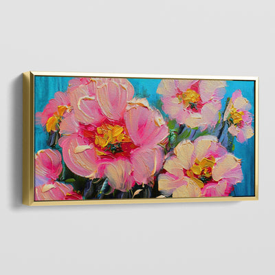 PINK FLORALS CANVAS