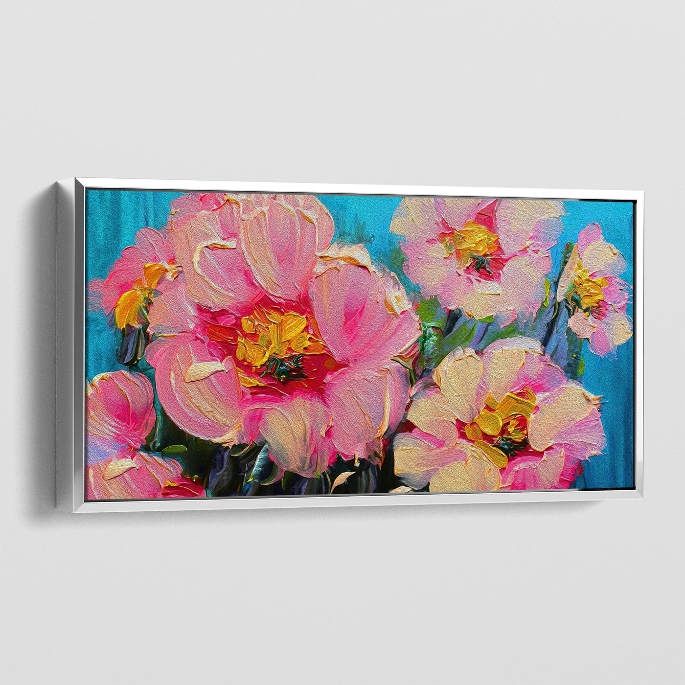 PINK FLORALS CANVAS