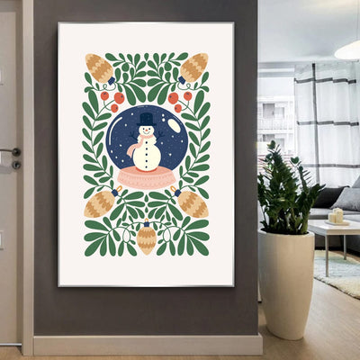 MERRY SNOW GLOBE - XL+