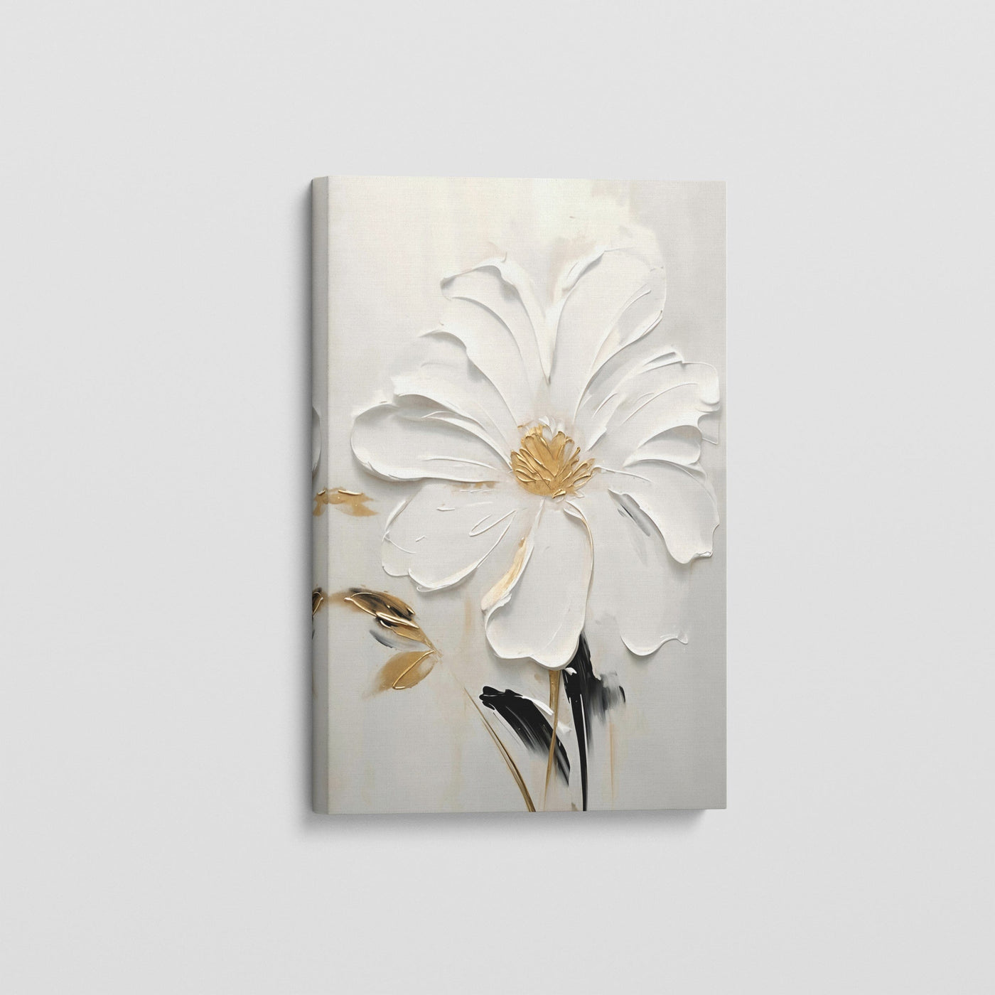 PURE WHITE BLOOM CANVAS