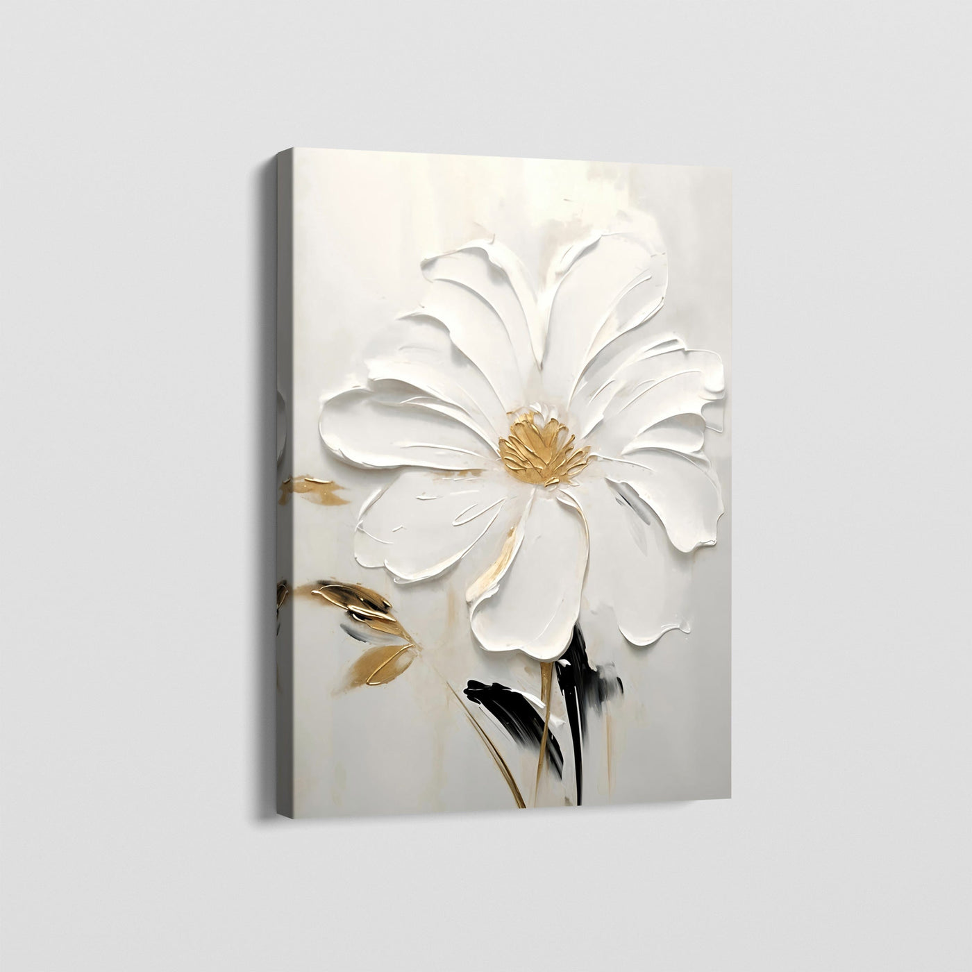 PURE WHITE BLOOM CANVAS