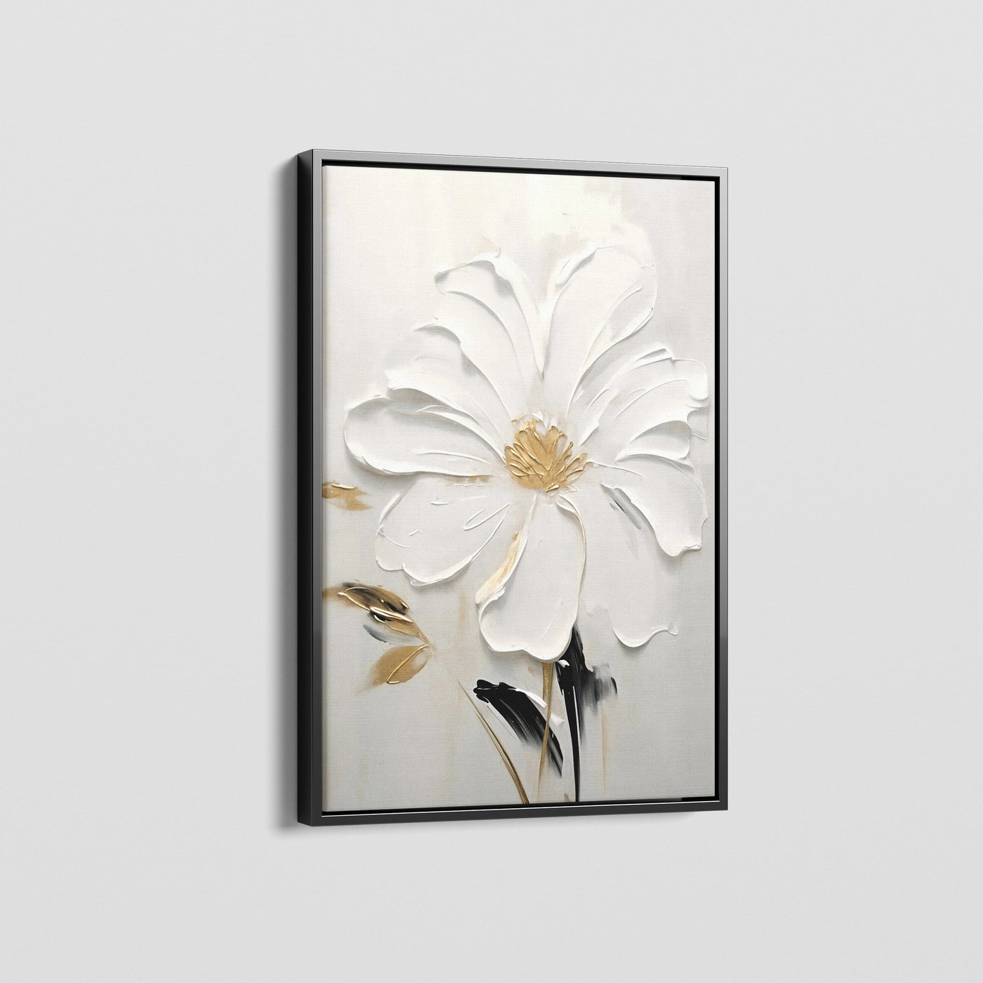 PURE WHITE BLOOM CANVAS