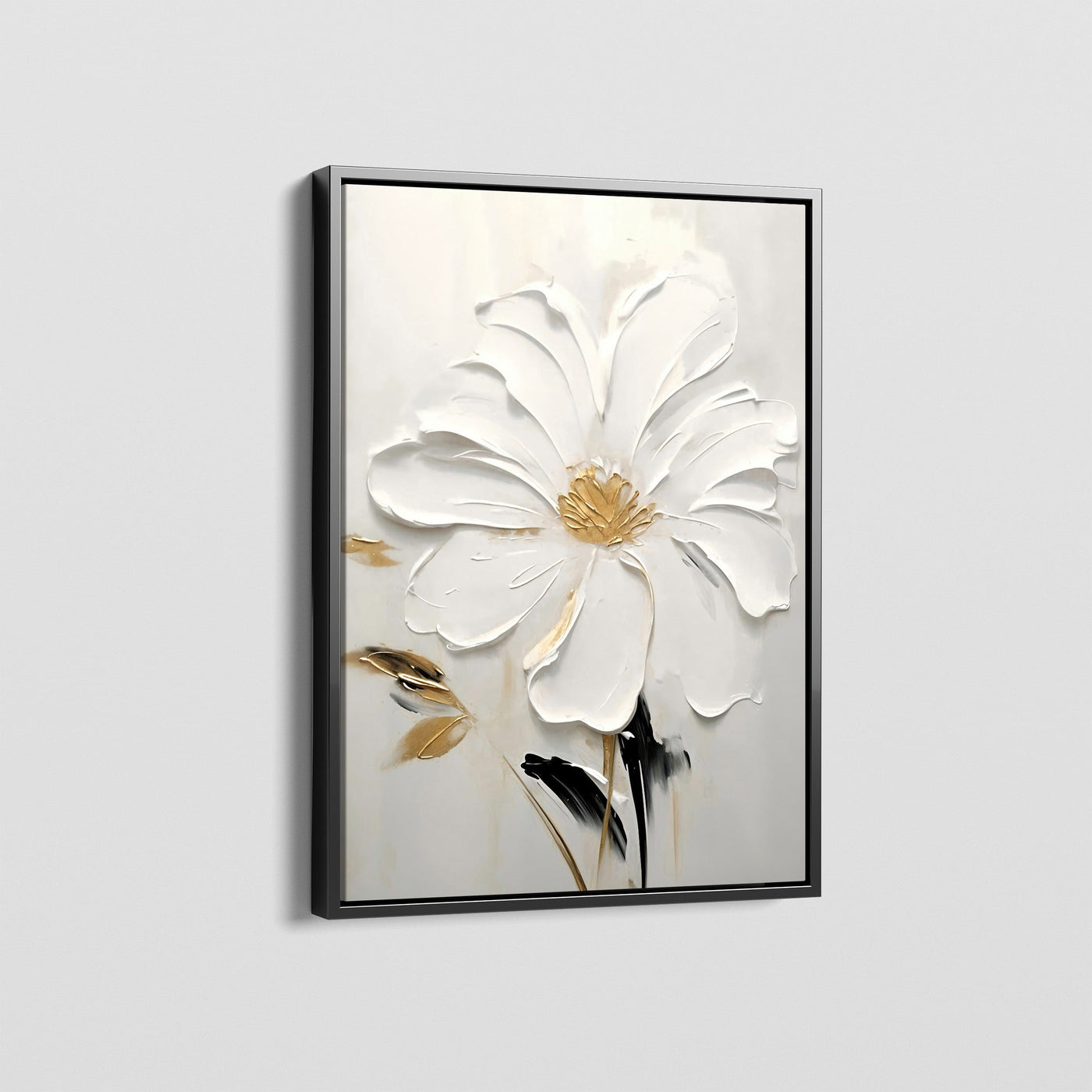 PURE WHITE BLOOM CANVAS