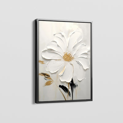 PURE WHITE BLOOM CANVAS