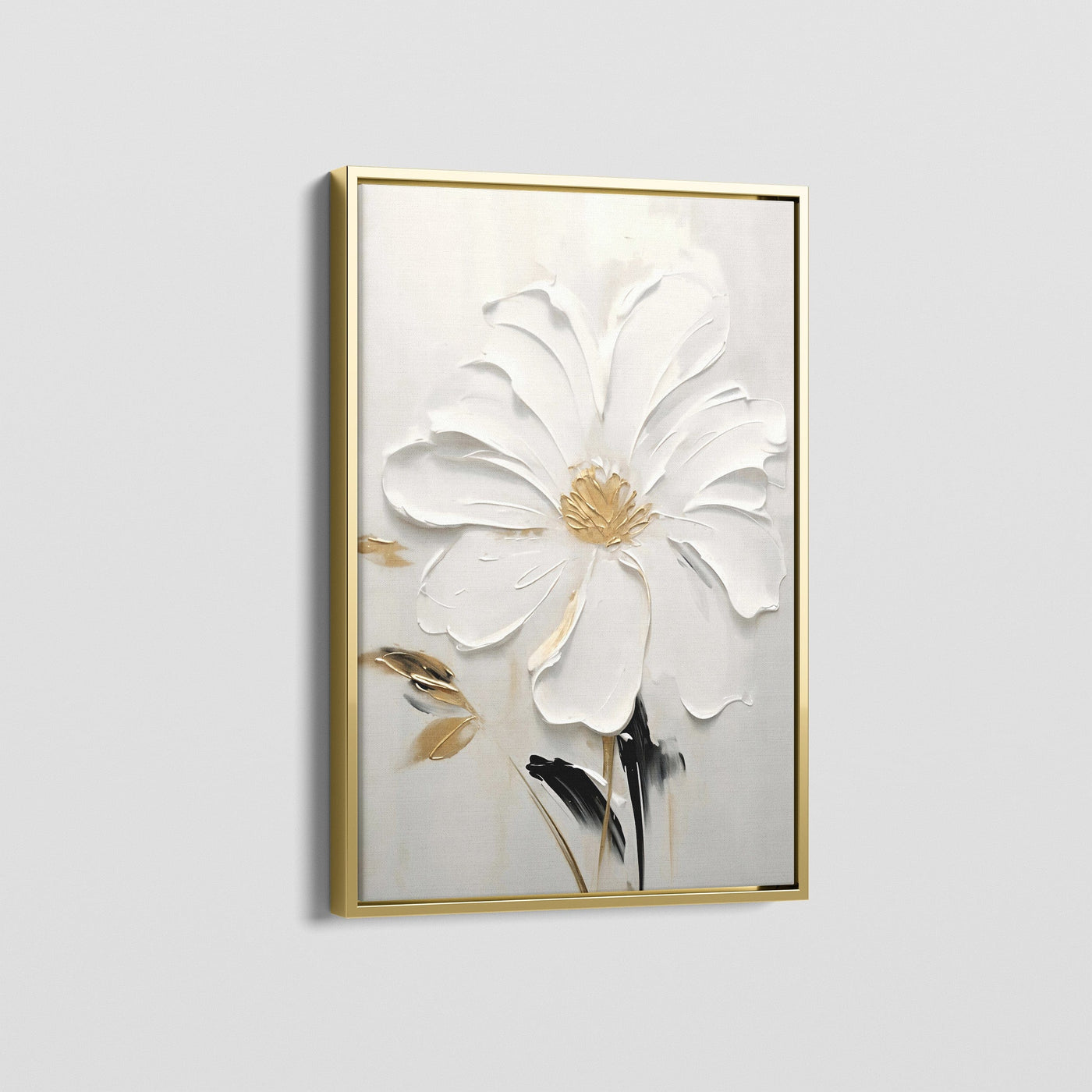 PURE WHITE BLOOM CANVAS