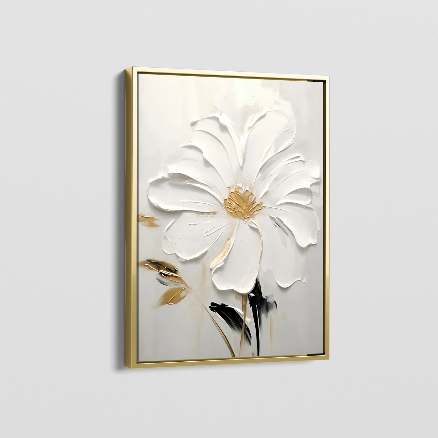 PURE WHITE BLOOM CANVAS