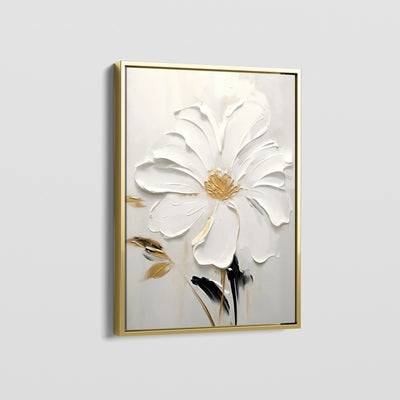 PURE WHITE BLOOM CANVAS