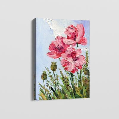 RED POPPIES CANVAS