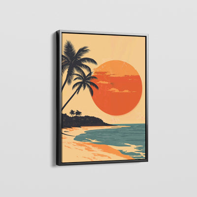 RETRO BEACH CANVAS