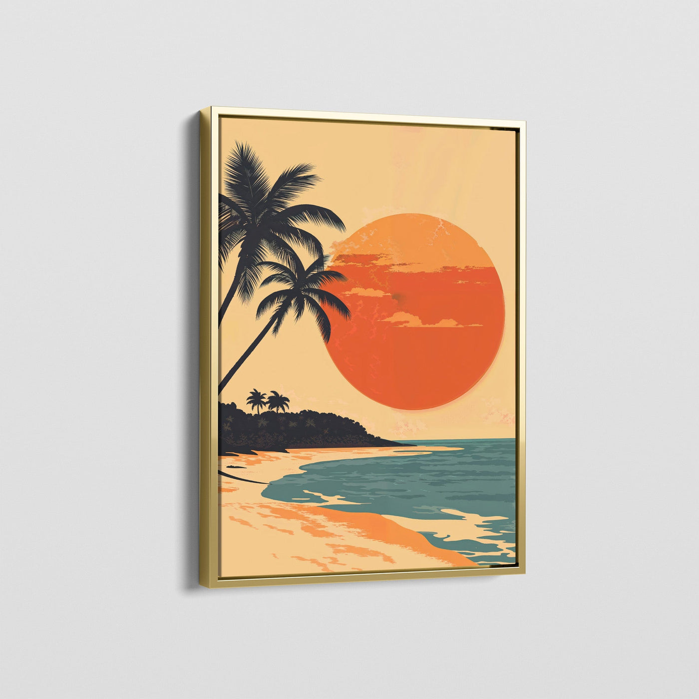 RETRO BEACH CANVAS