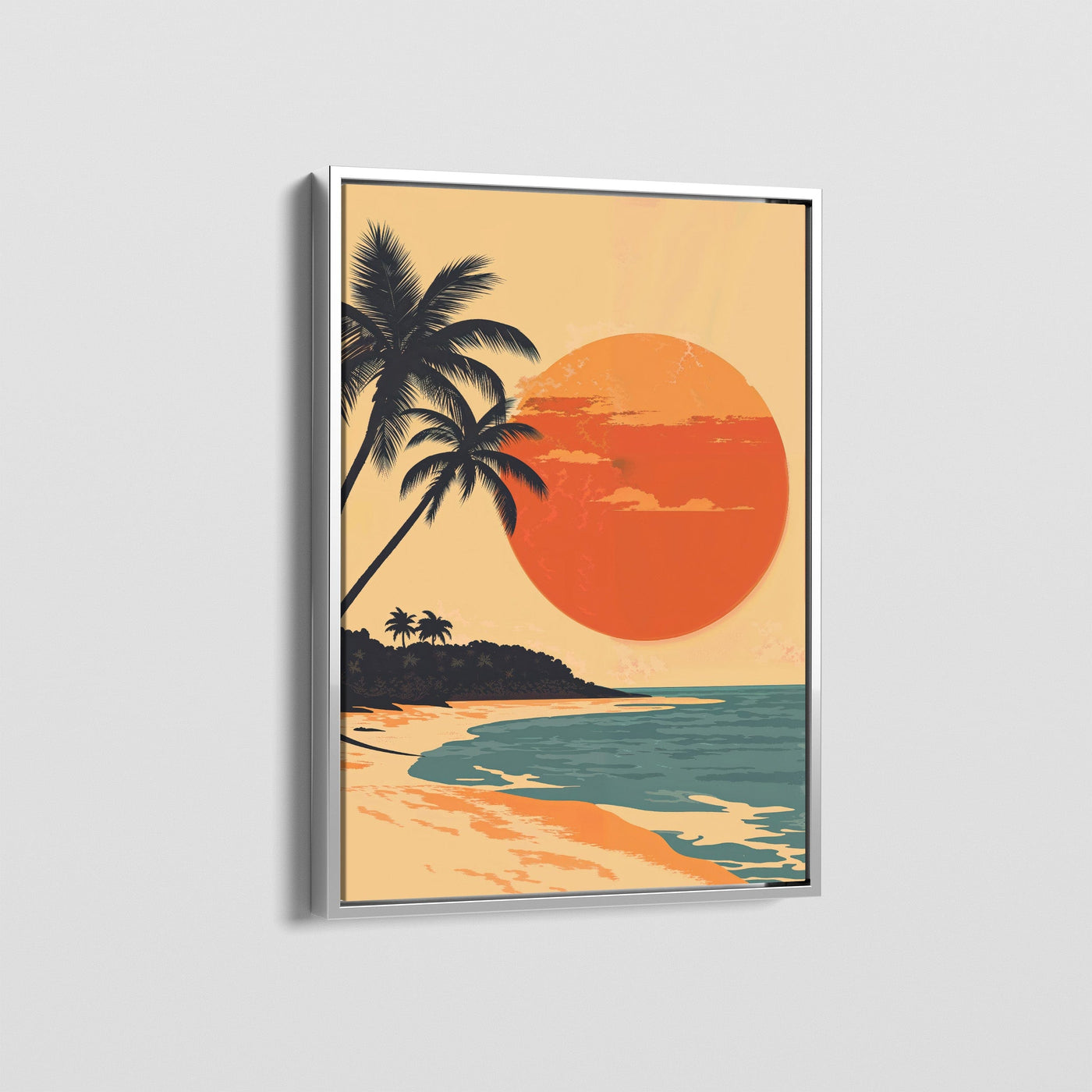 RETRO BEACH CANVAS