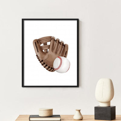 VINTAGE BASEBALL CANVAS