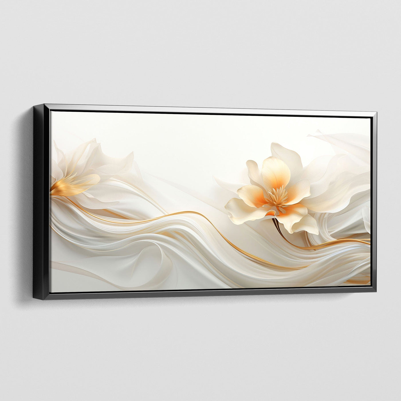 SATIN FLEURS CANVAS