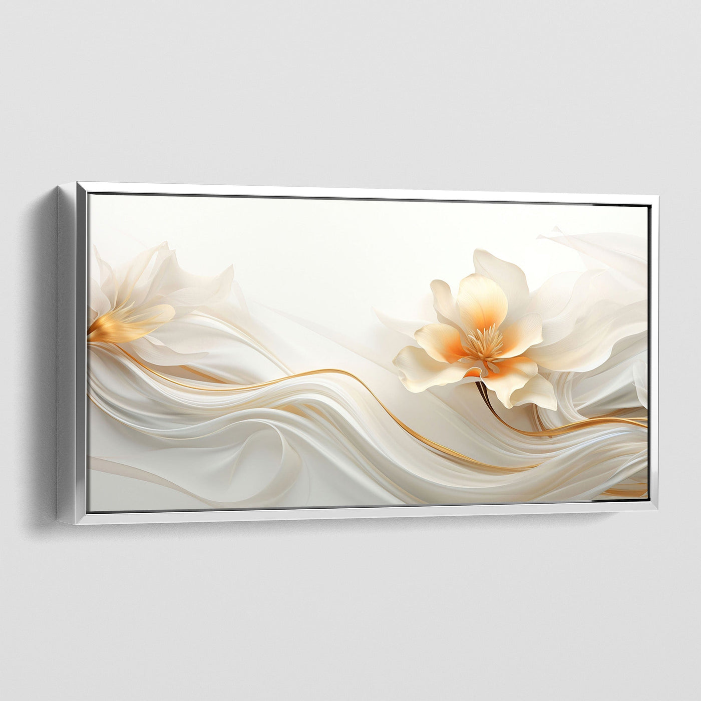 SATIN FLEURS CANVAS