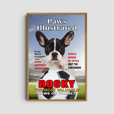 Custom Sports Illustrated Magazine Pet Portrait