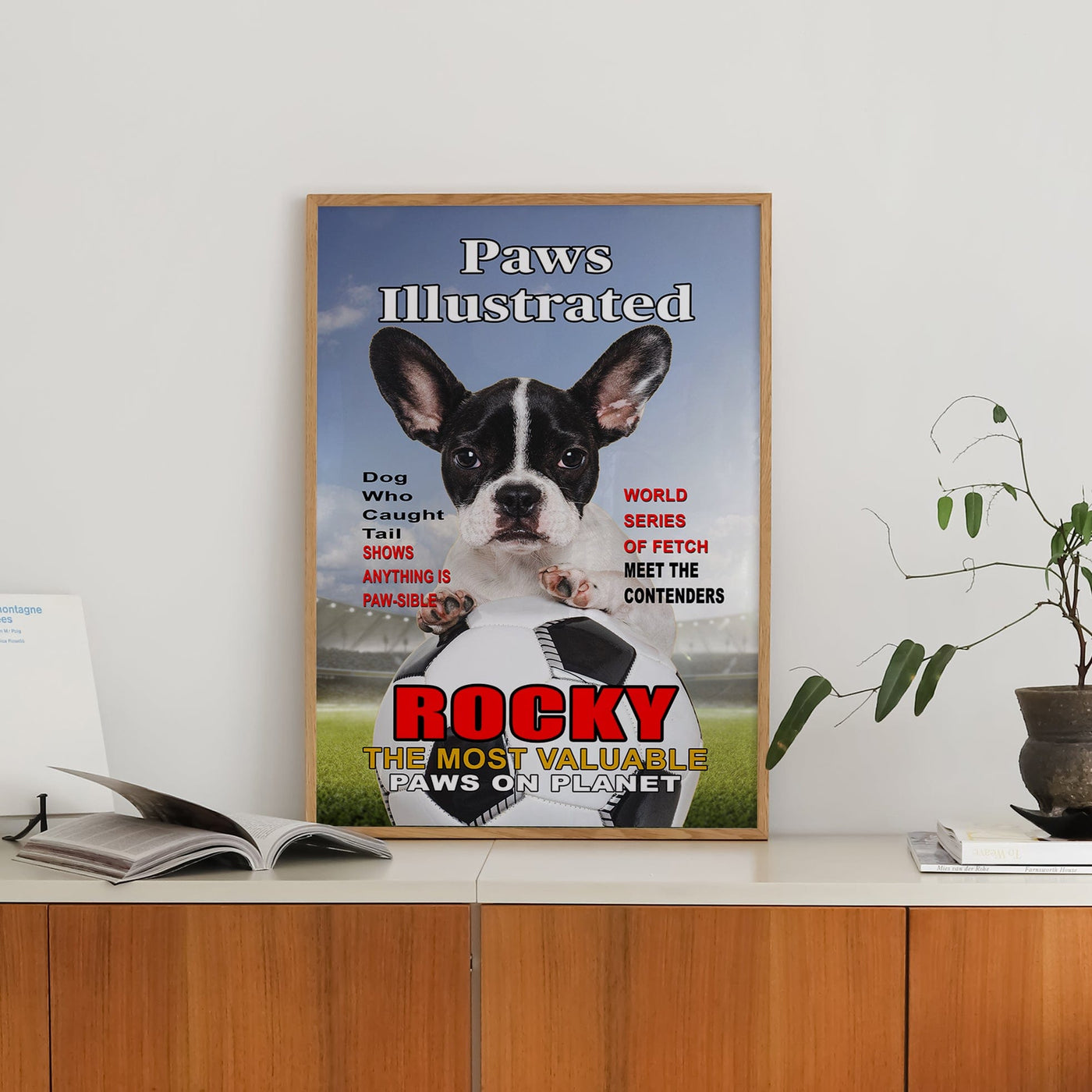 Custom Sports Illustrated Magazine Pet Portrait