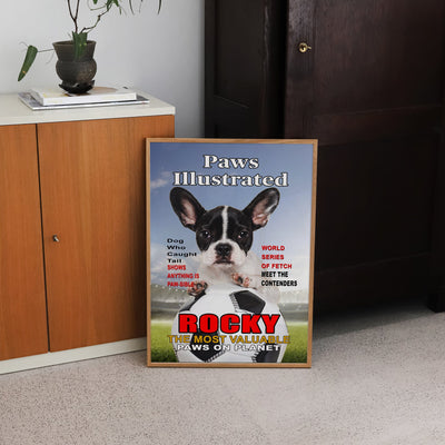 Custom Sports Illustrated Magazine Pet Portrait