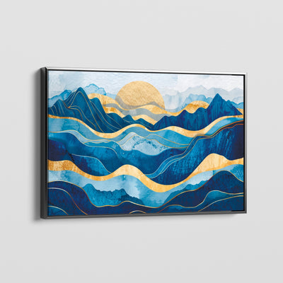 SAPPHIRE AND GOLD CANVAS