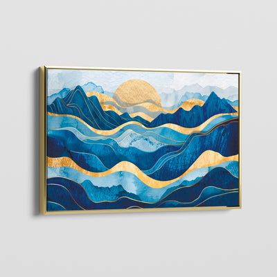 SAPPHIRE AND GOLD CANVAS
