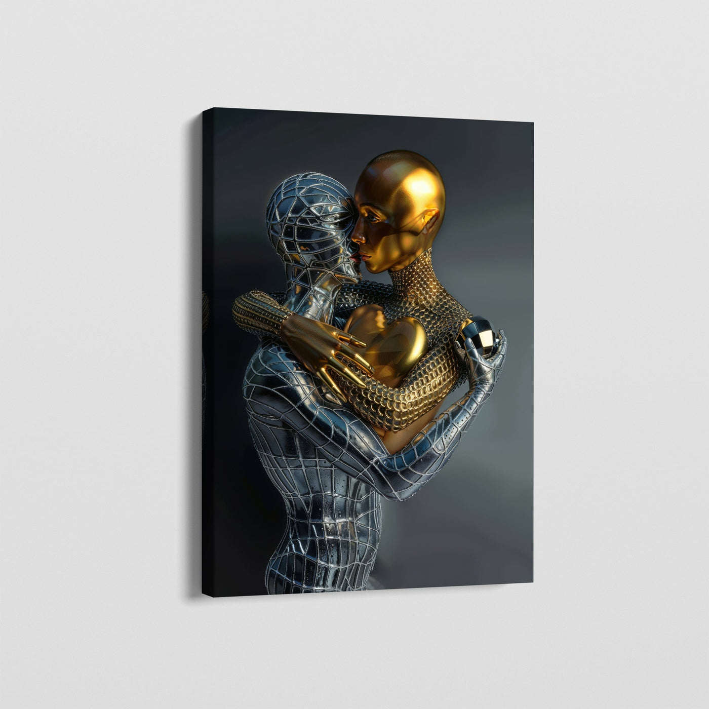 SILVER GOLD LOVER CANVAS