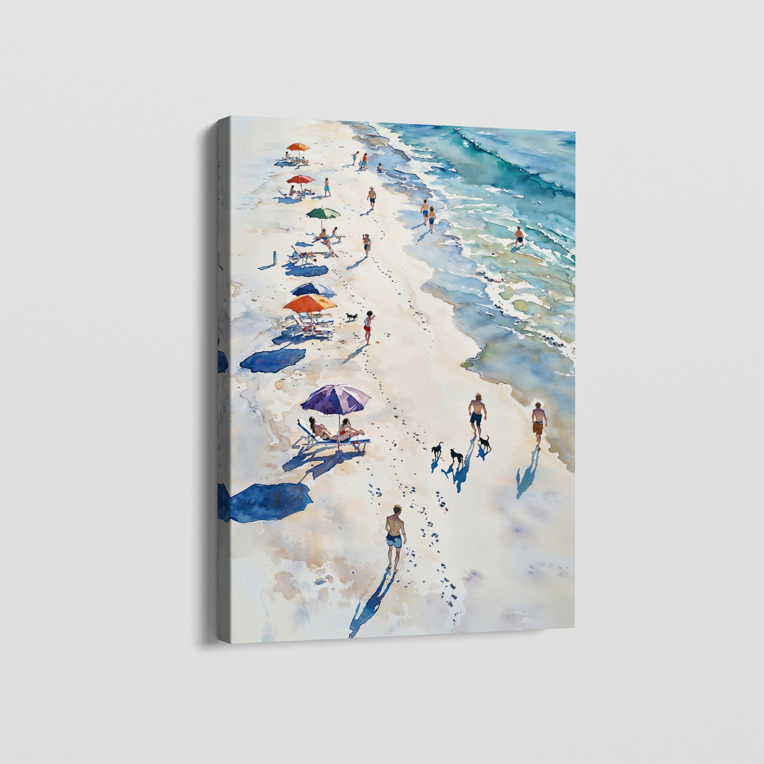 SUMMERTIME BEACH CANVAS – Crib of Art