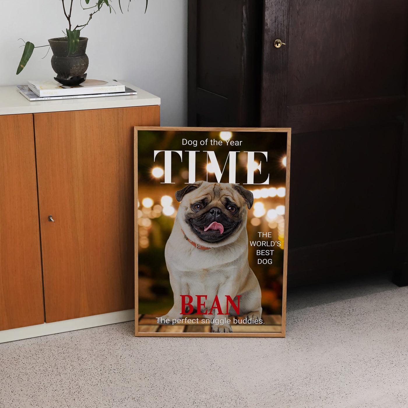 Custom Time Magazine Pet Portrait