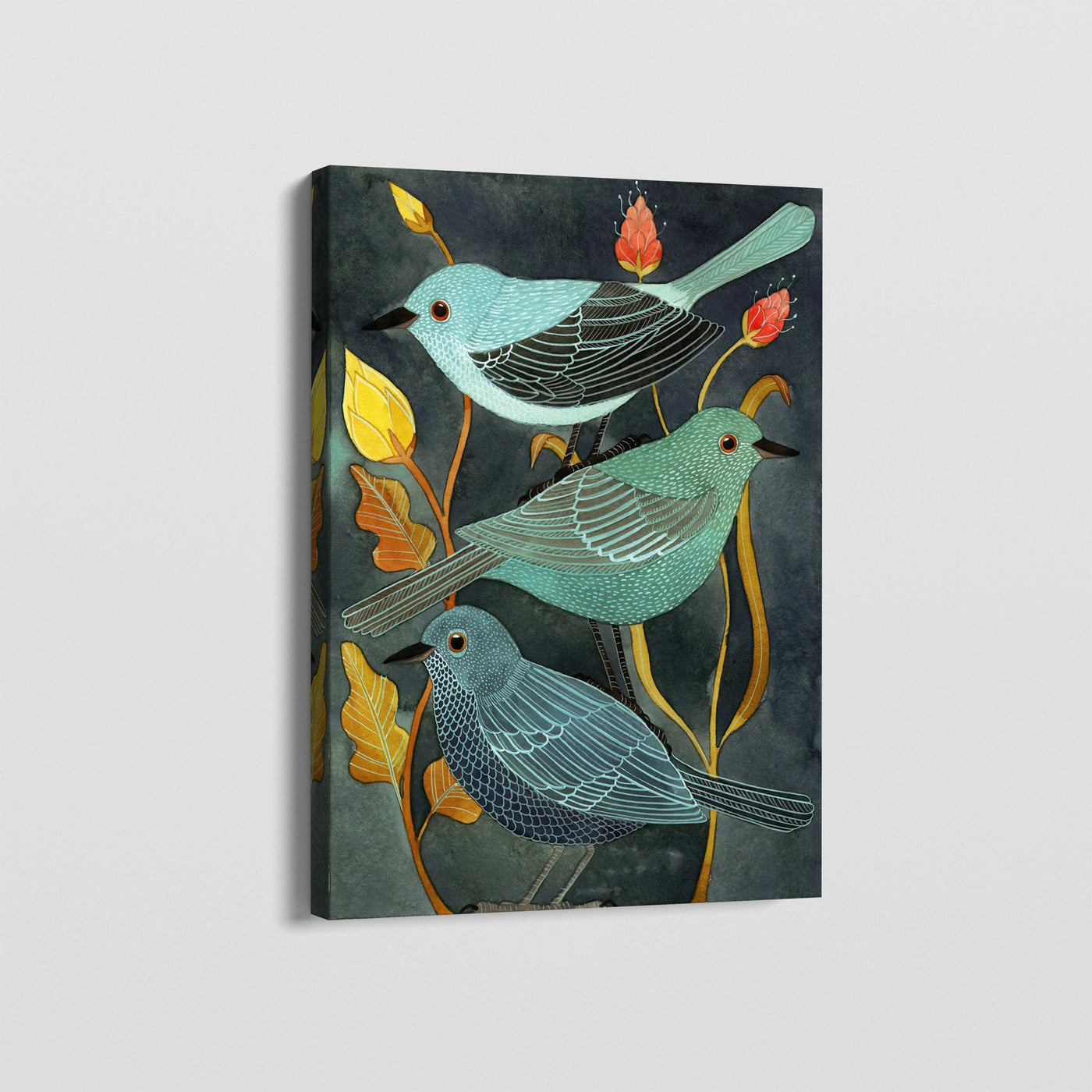 THREE LITTLE BIRDS CANVAS