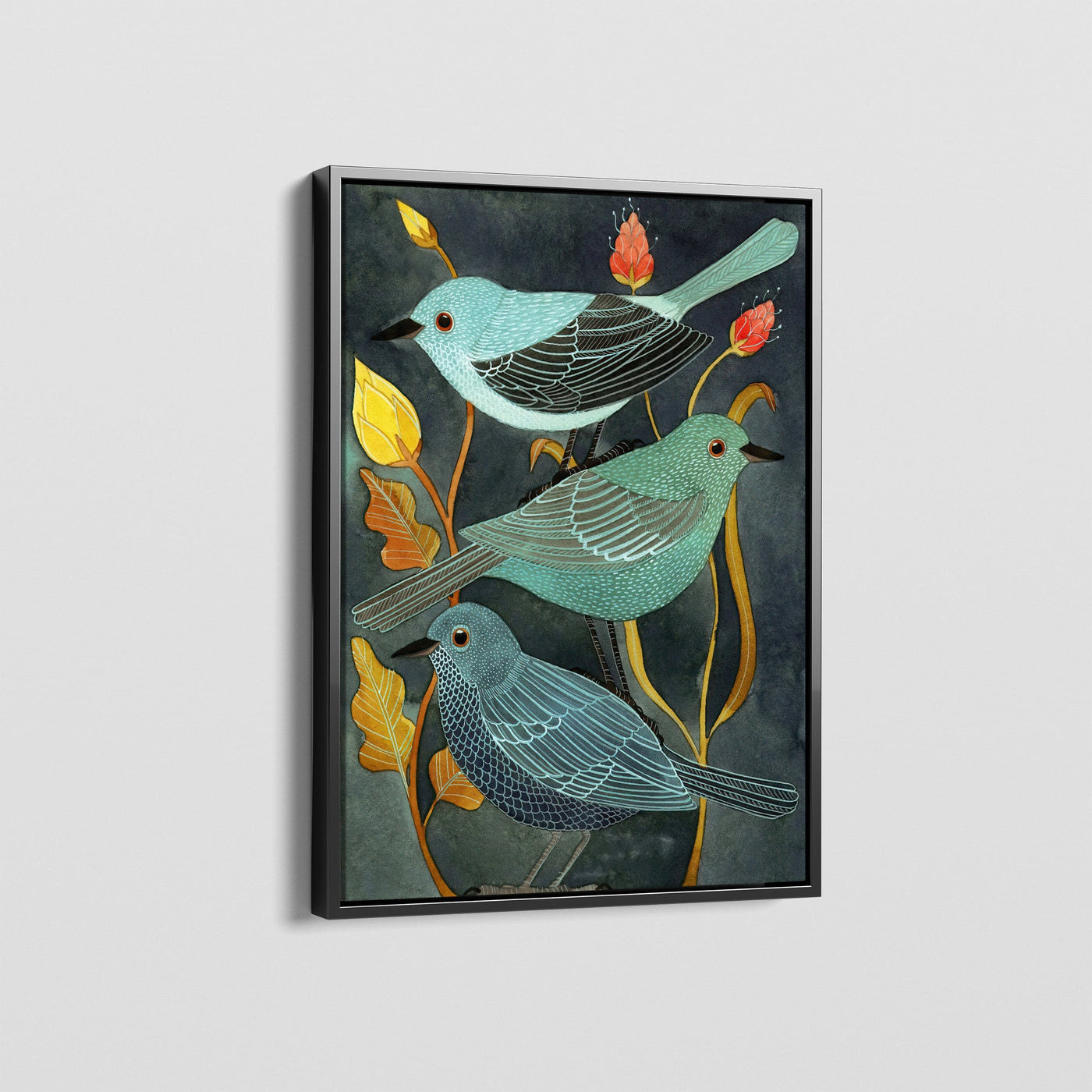 THREE LITTLE BIRDS CANVAS