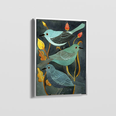 THREE LITTLE BIRDS CANVAS