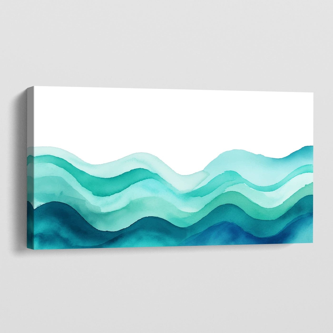 TURQUOISE WAVES CANVAS