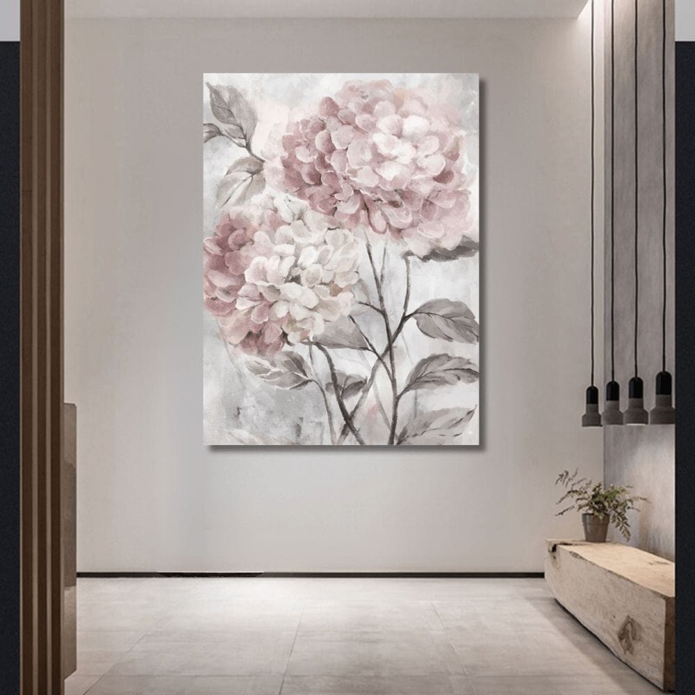 SOFT HYDRANGEA CANVAS