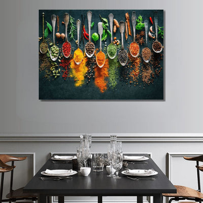 SPICES AND SPOONS CANVAS