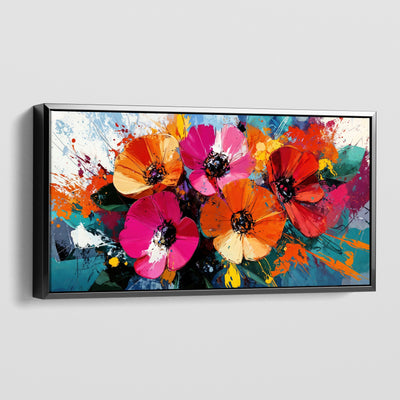 VIBRANT FLEURS CANVAS