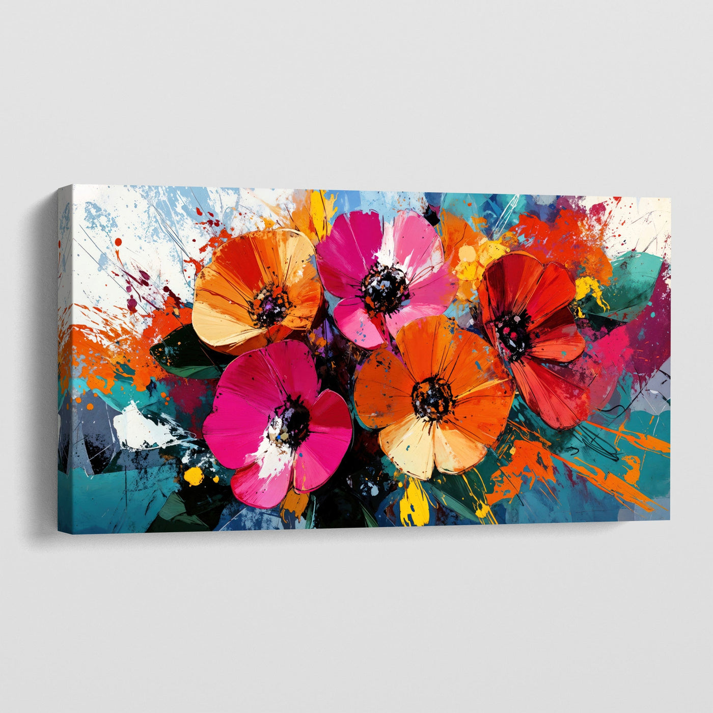 VIBRANT FLEURS CANVAS