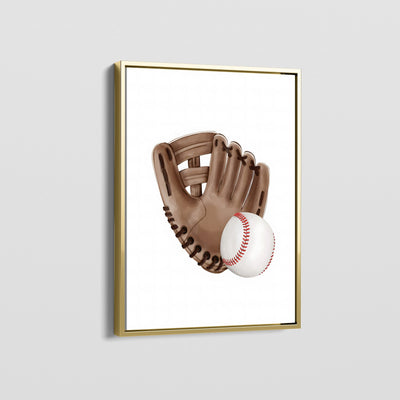 VINTAGE BASEBALL CANVAS