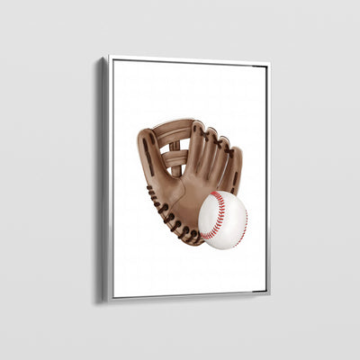 VINTAGE BASEBALL CANVAS