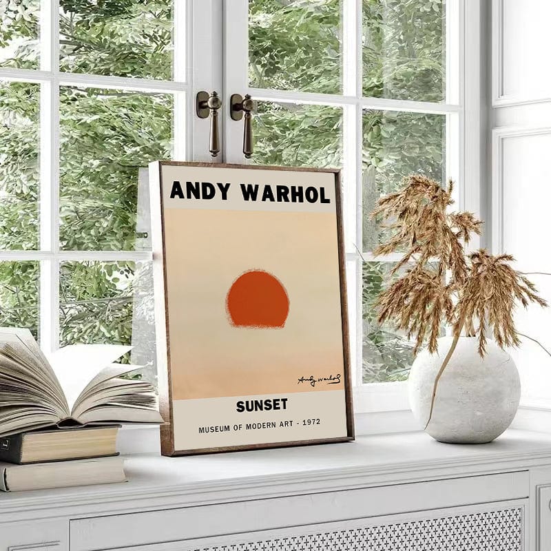 ANDY WARHOL SUNSET - XL+ – Crib of Art