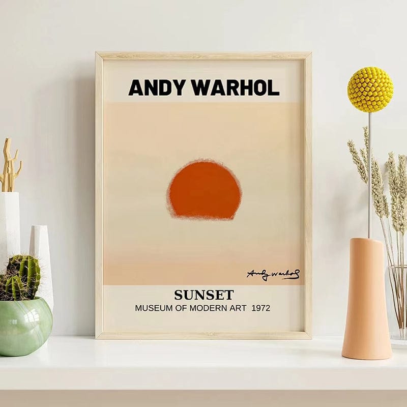 ANDY WARHOL SUNSET - XL+ – Crib of Art