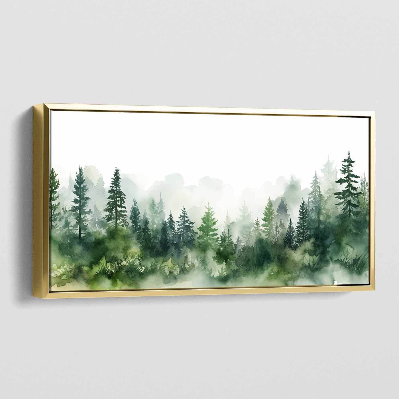 WATERCOLOR FOREST CANVAS